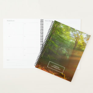 Add Your Name Golden Moment of Light Planner