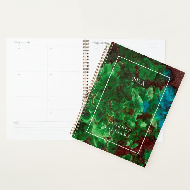 Add Your Name | Green Laced Shattuckite Planner (Display)