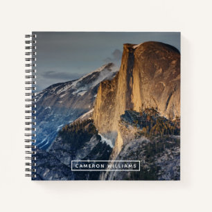 Add Your Name Half Dome at Sunset Notebook