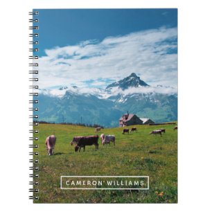 Add Your Name Happy Cows on the Farm Notebook