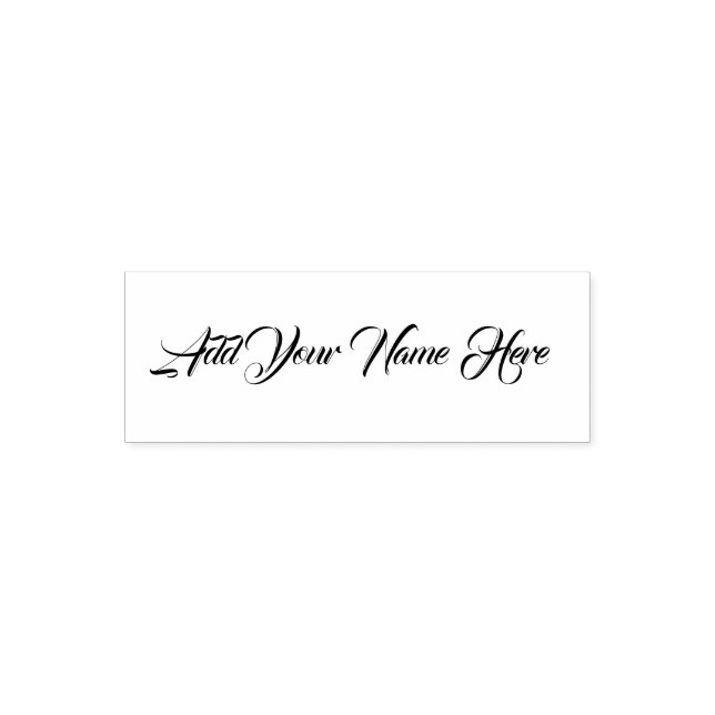 Add your name here customisable stamp (Design)