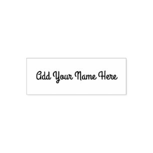 Add your name here customizable stamp