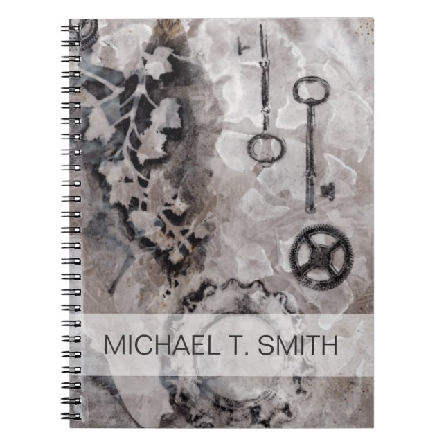 Add Your Name | Juxtaposition II Notebook (Front)