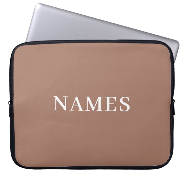 Add Your Name Laptop Sleeve (Front)
