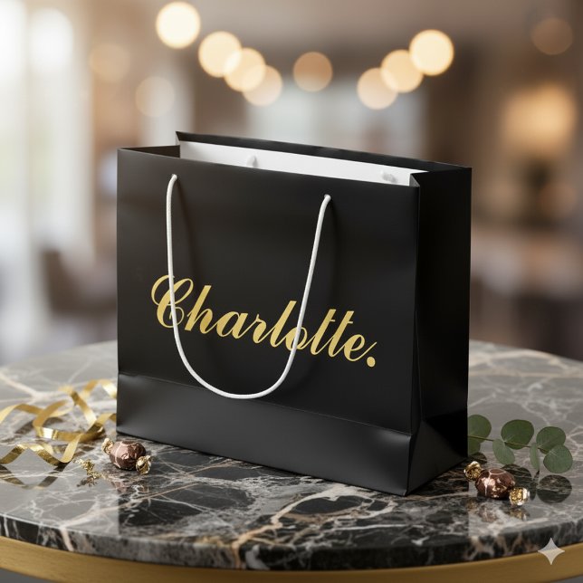 Add Your Name Large Personalised Gift Bag (Add Your Name Large Personalized Gift Bag)