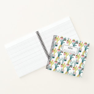 Add Your Name   Let's Taco About Love   Cactus Pat Notebook