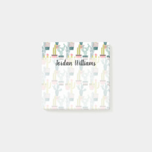 Add Your Name Let's Taco About Love Cactus Pat Post-it Notes