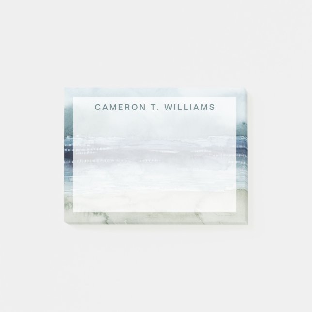 Add Your Name | Mariner's Mist - Shoreline Post-it Notes (Front)