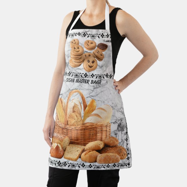 ADD YOUR NAME-MASTER BAKER  All-Over Print Apron (Insitu)