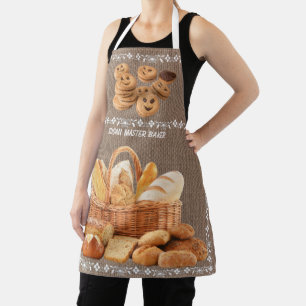 ADD YOUR NAME-MASTER BAKER  All-Over Print Apron