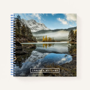 Add Your Name Morning Mood Lake Eibsee Notebook
