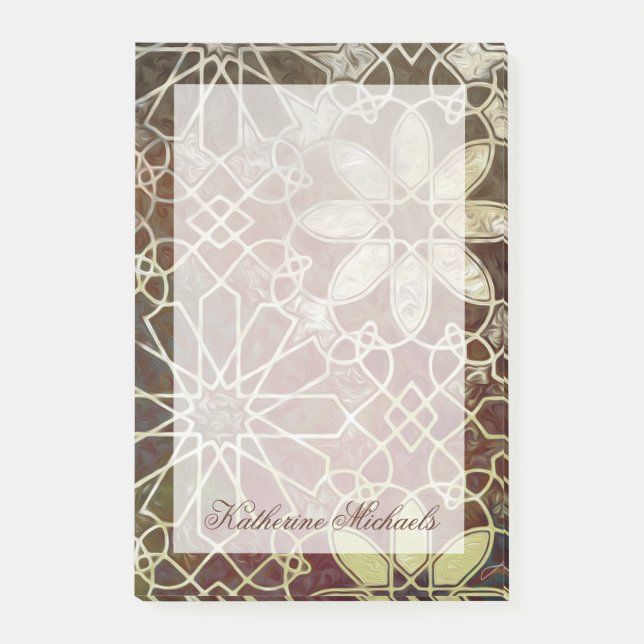 Add Your Name | Mystic Tiles II Post-it Notes (Front)