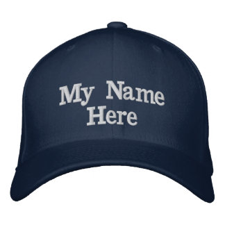 Add Your Name or Text Choose Thread Colour Embroidered Hat