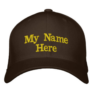 Add Your Name or Text Choose Thread Colour Embroidered Hat