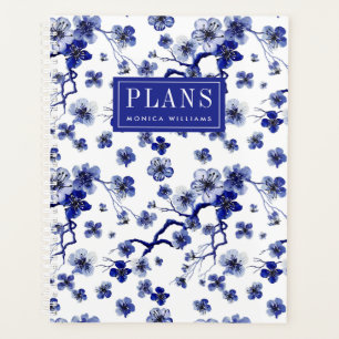 Add Your Name Oriental Sakura Branch Pattern Planner