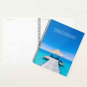 Add Your Name Paradise Beach Tropical Resort, Planner