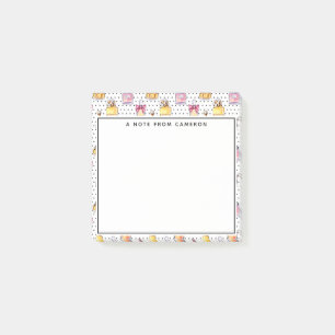 Add Your Name Parfum Bottle Pattern Post-it Notes