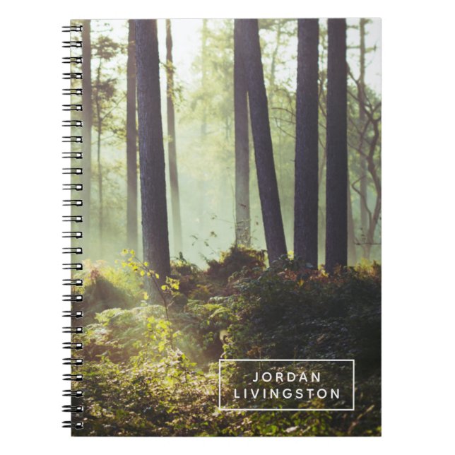 Add Your Name | Patch of Underbrush in the Forest Notebook (Front)