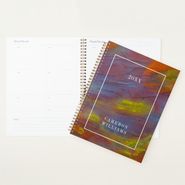 Add Your Name | Petrified Wood Close-Up Planner (Display)