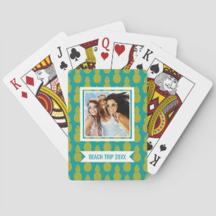Add Your Name Pineapple Tropical Fruit Playing Cards