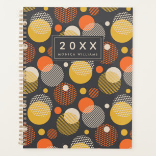 Add Your Name   Polka Dot Stripe Pattern Planner