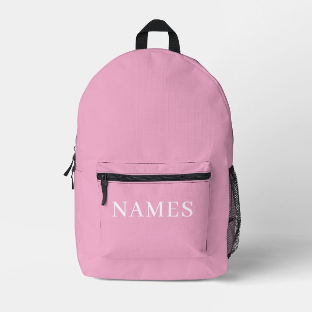 Add Your Name Printed Backpack (Front)