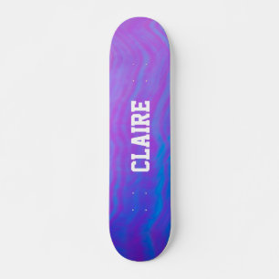 Add Your Name Purple Cool Skateboard