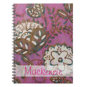 Add Your Name   Radiant Ornament I Notebook