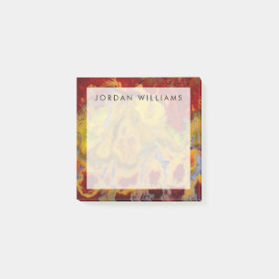 Add Your Name   Red Crayola Jasper Post-it Notes