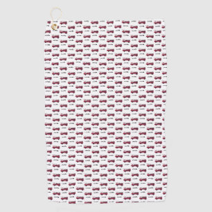 Add Your Name Red Fire truck Personalized Kids Golf Towel