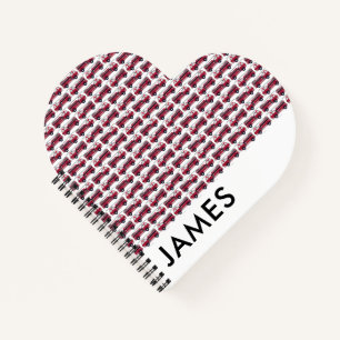 Add Your Name Red Fire truck Personalized Notebook