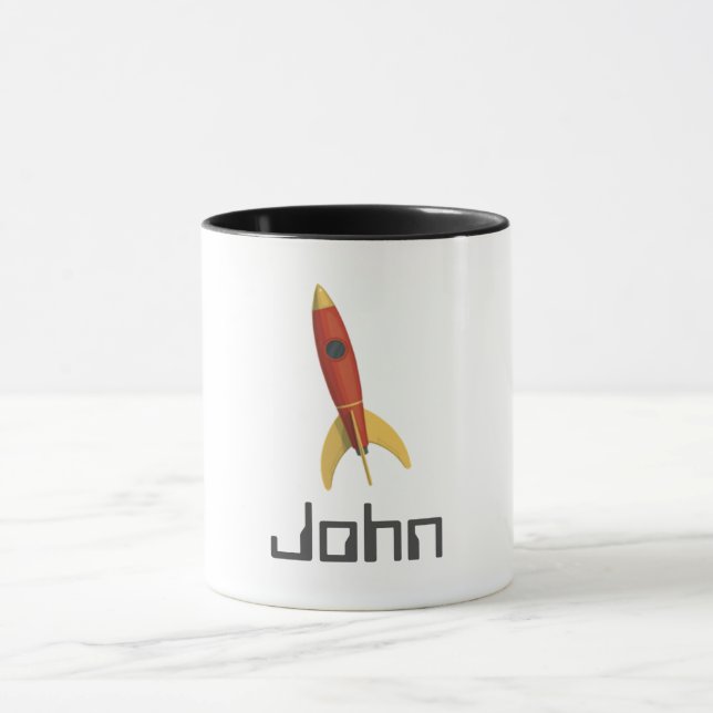 Add Your Name Rocket 11 oz. Combo Mug (Center)