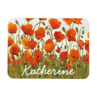 Add Your Name | Rows of Poppies I