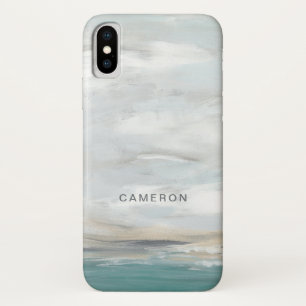 Add Your Name   Seafoam Vista iPhone X Case
