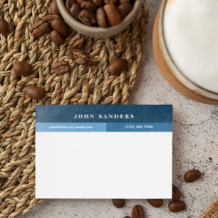 Add Your Name Simple Dark Blue Post-it Notes