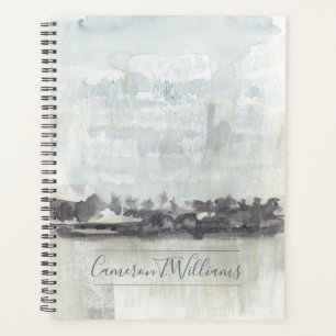 Add Your Name   Sky Horizon - Neutral Colours Planner