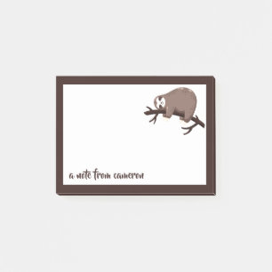 Add Your Name   Sloth Mode Post-it Notes