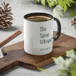 Add Your Name Spine Whisperer Chiropractor Custom Mug<br><div class="desc">The mug does it any time if you're unsure of what gift to get for your best ever chiropractor because who doesn't love a hot cup of chocolate or coffee after a hard day's work. Add the name to this mug to make it personal by clicking on the "Personalise" button...</div>