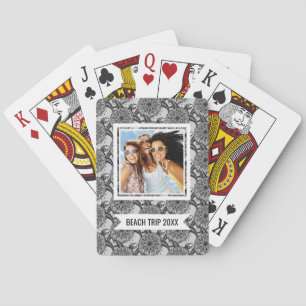 Add Your Name   Style Turtle Pattern Playing Cards