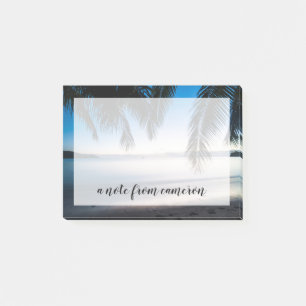 Add Your Name Sunset Tropical Seascape, Fiji Post-it Notes
