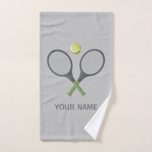 Add Your Name Tennis  Personalised  Hand Towel