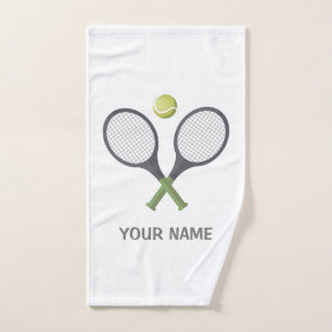 Add Your Name Tennis  Personalised  Hand Towel