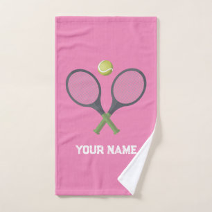 Add Your Name Tennis  Personalised  Hand Towel