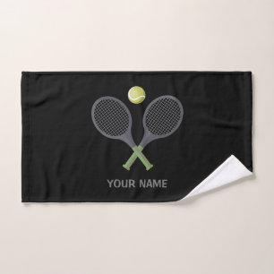 Add Your Name Tennis Personalised Hand Towel