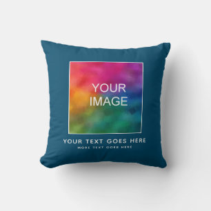 Add Your Name Text Image Photo Logo Here Cushion