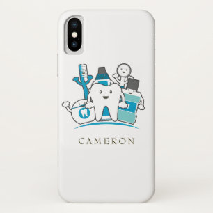 Add Your Name The Clean Teeth Gang iPhone X Case