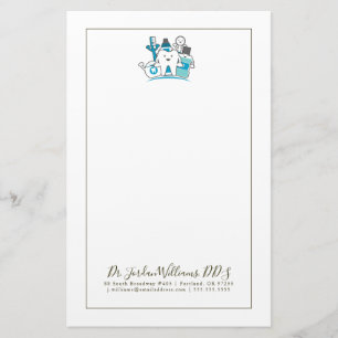 Add Your Name The Clean Teeth Gang Stationery