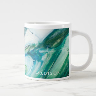 Add Your Name   Tidal Sweep II Large Coffee Mug