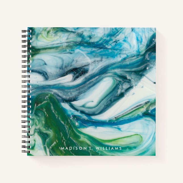 Add Your Name | Tidal Sweep II Notebook (Front)