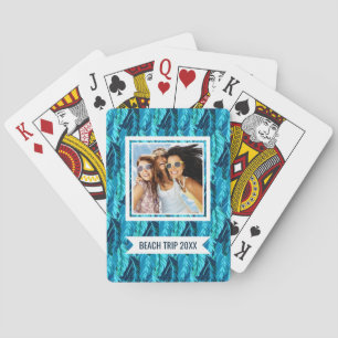 Add Your Name Tropical Birds Playing Cards
